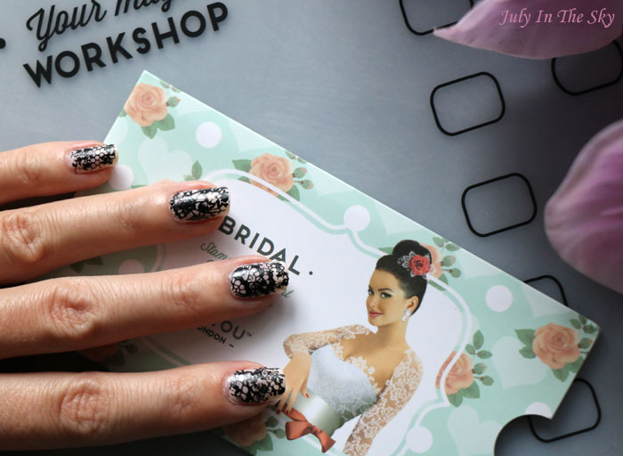 blog beauté tutoriel nail art stamping moyou london bridal