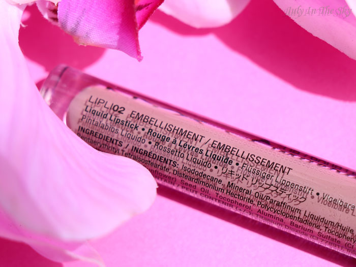 blog beauté lip lingerie nyx embellishment