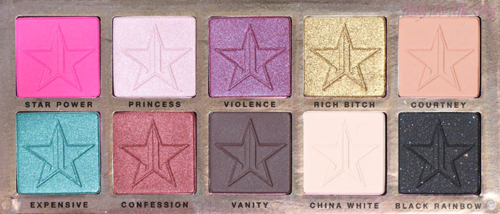 blog beauté palette beauty killer jeffree star avis swatch