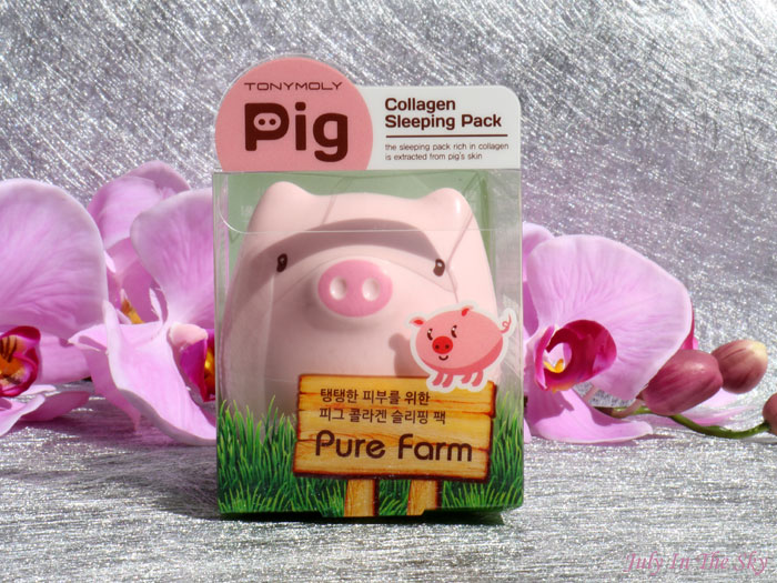 blog beauté Pure Farm Pig Collagen Sleeping Pack Tony Moly