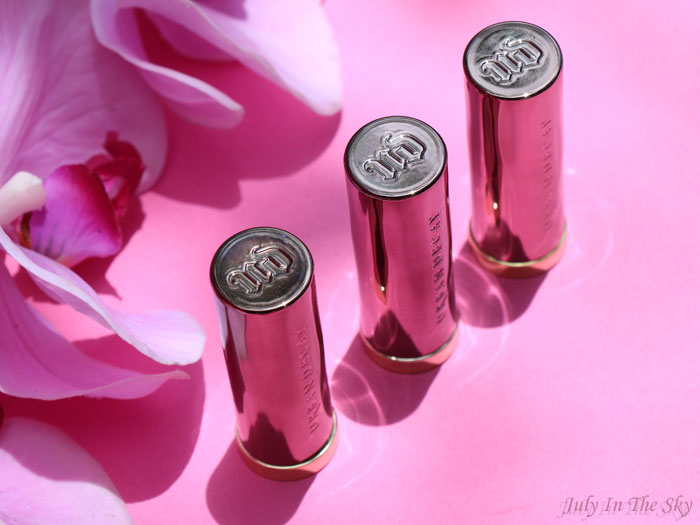 Mes Vice Lipstick Shame, Blackmail et Twitch d’Urban Decay