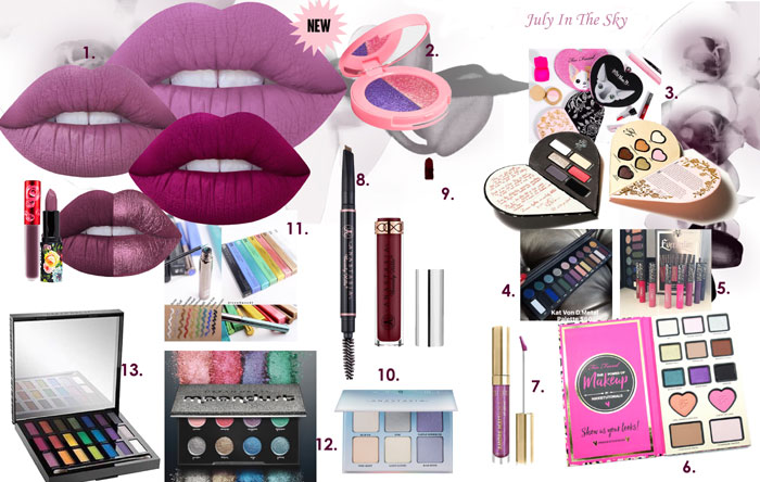 blog beauté wishlist automne Limecrime anastasia beverly hills france kat von d too faced urban decay